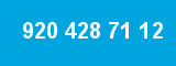 920 428 71 12
